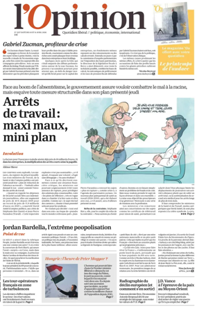 Cover of L'Opinion