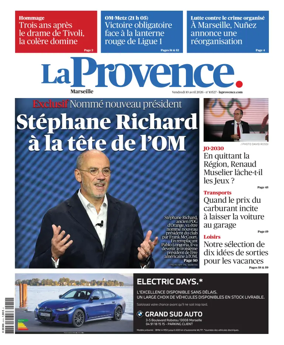 Cover of La Provence Marseille