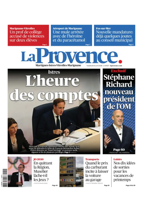 Cover of La Provence Martigues-Istres-Vitrolles-Marignane