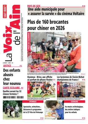 Cover of La Voix de l’Ain Oyonnax