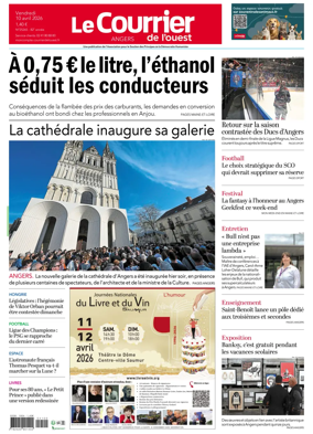 Cover of Le Courrier de l’Ouest (Angers)