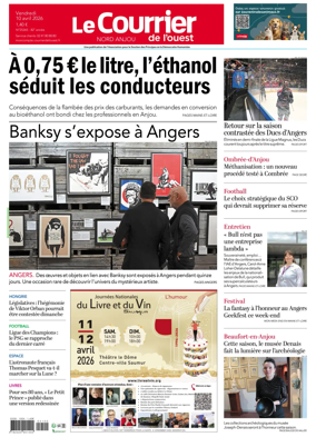 Cover of Le Courrier de l’Ouest (Nord Anjou)