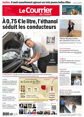 Cover of Le Courrier de l’Ouest (Saumur)
