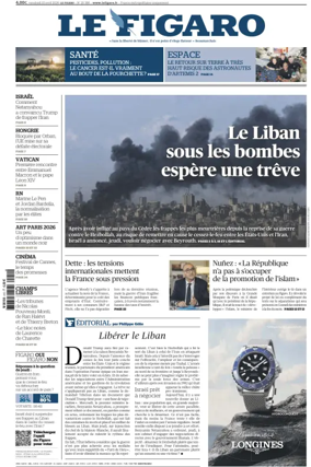 Cover of Le Figaro