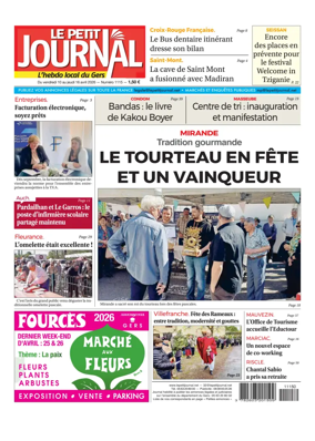 Cover of Le Petit Journal - L'hebdo local du Gers