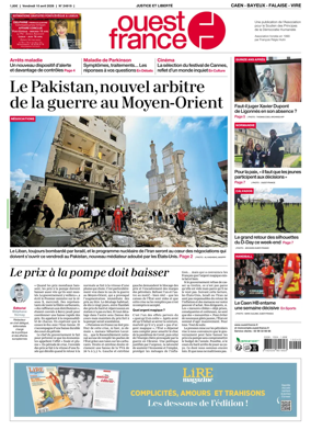 Cover of Ouest France (Caen - Bayeux - Falaise - Vire)