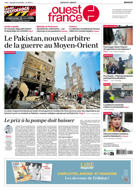 Cover of Ouest France (Manche)