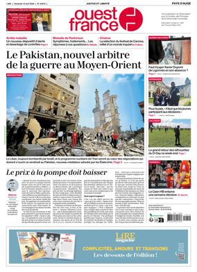 Cover of Ouest France (Pays d'Auge)