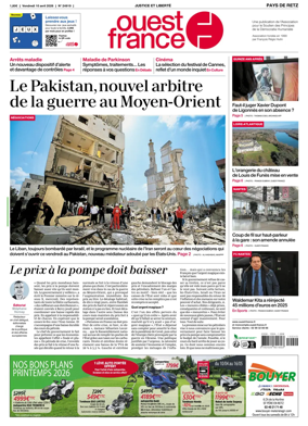 Cover of Ouest France (Pornic / Pays de Retz)