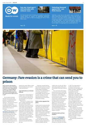 Cover of Deutsche Welle (English edition)