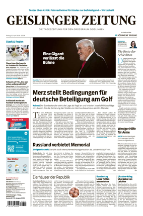 Cover of Geislinger Zeitung