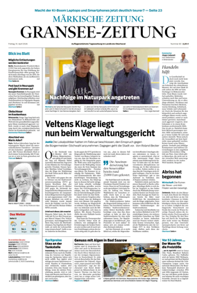 Cover of Gransee-Zeitung