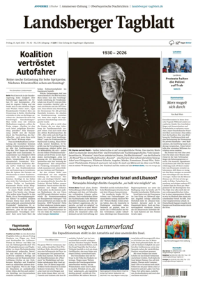 Cover of Landsberger Tagblatt