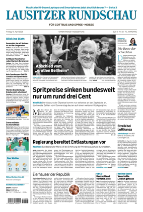Cover of Lausitzer Rundschau