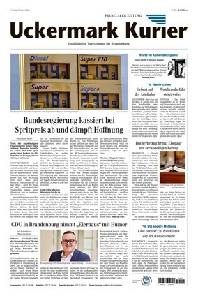 Cover of Prenzlauer Zeitung