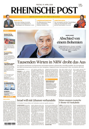 Cover of Rheinische Post Duisburg