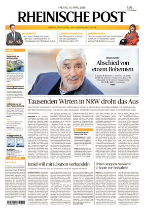 Cover of Rheinische Post Krefeld Kempen