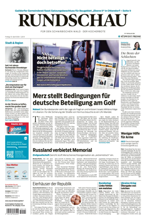 Cover of Rundschau fur den Schwabischen Wald – Der Kocherbote