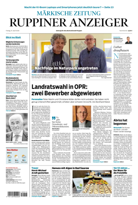 Cover of Ruppiner Anzeiger