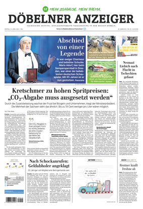 Cover of Sachsische Zeitung (Dobeln)