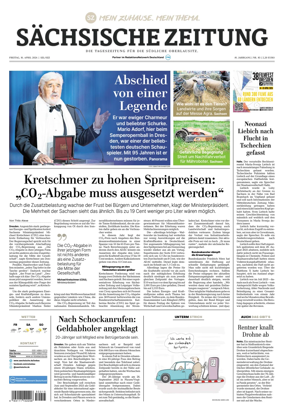 Cover of Sachsische Zeitung (Lobau-Zittau)