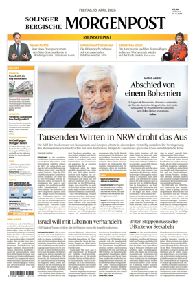 Cover of Solinger Bergische Morgenpost/Remscheid