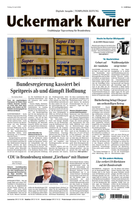 Cover of Templiner Zeitung