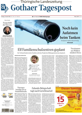 Cover of Thuringische Landeszeitung (Gotha)
