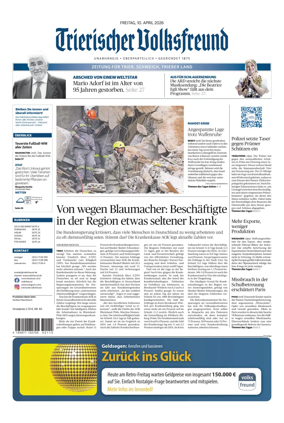 Cover of Trierischer Volksfreund