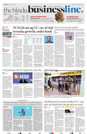 Cover of BusinessLine (Hyderabad)