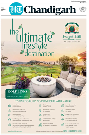 Cover of Hindustan Times (Chandigarh) - Live