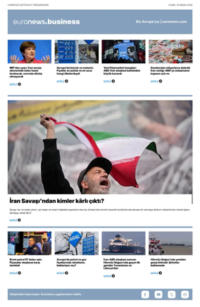 Cover of Euronews Business (Turkish) Compiled Editions