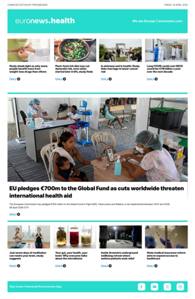 Cover of Euronews Health (English) Compiled Edition