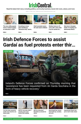 Cover of Irish Central