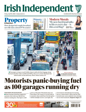 Cover of Irish Independent