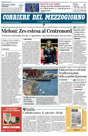 Cover of Corriere del Mezzogiorno (Campania)