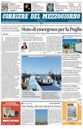 Cover of Corriere del Mezzogiorno (Puglia)