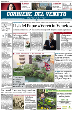 Cover of Corriere del Veneto (Padova e Rovigo)