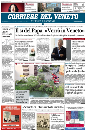 Cover of Corriere del Veneto (Vicenza e Bassano)
