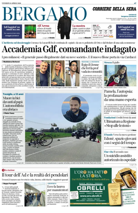 Cover of Corriere della Sera (Bergamo)