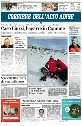 Cover of Corriere dell'Alto Adige