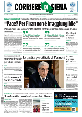 Cover of Corriere di Siena