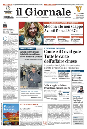Cover of Il Giornale (Italy)