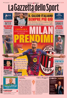 Cover of La Gazzetta dello Sport - Napoli