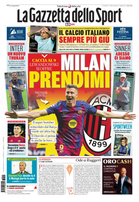 Cover of La Gazzetta dello Sport - Roma
