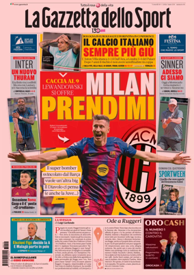 Cover of La Gazzetta dello Sport