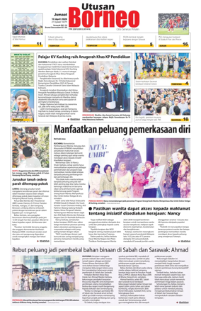 Cover of Utusan Borneo (Sarawak)