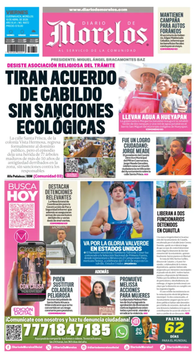 Cover of Diario de Morelos