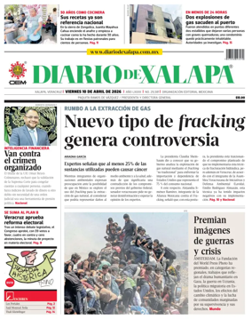 Cover of Diario de Xalapa
