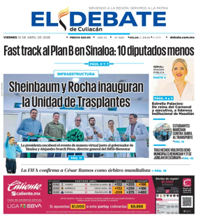 Cover of El Debate de Culiacan